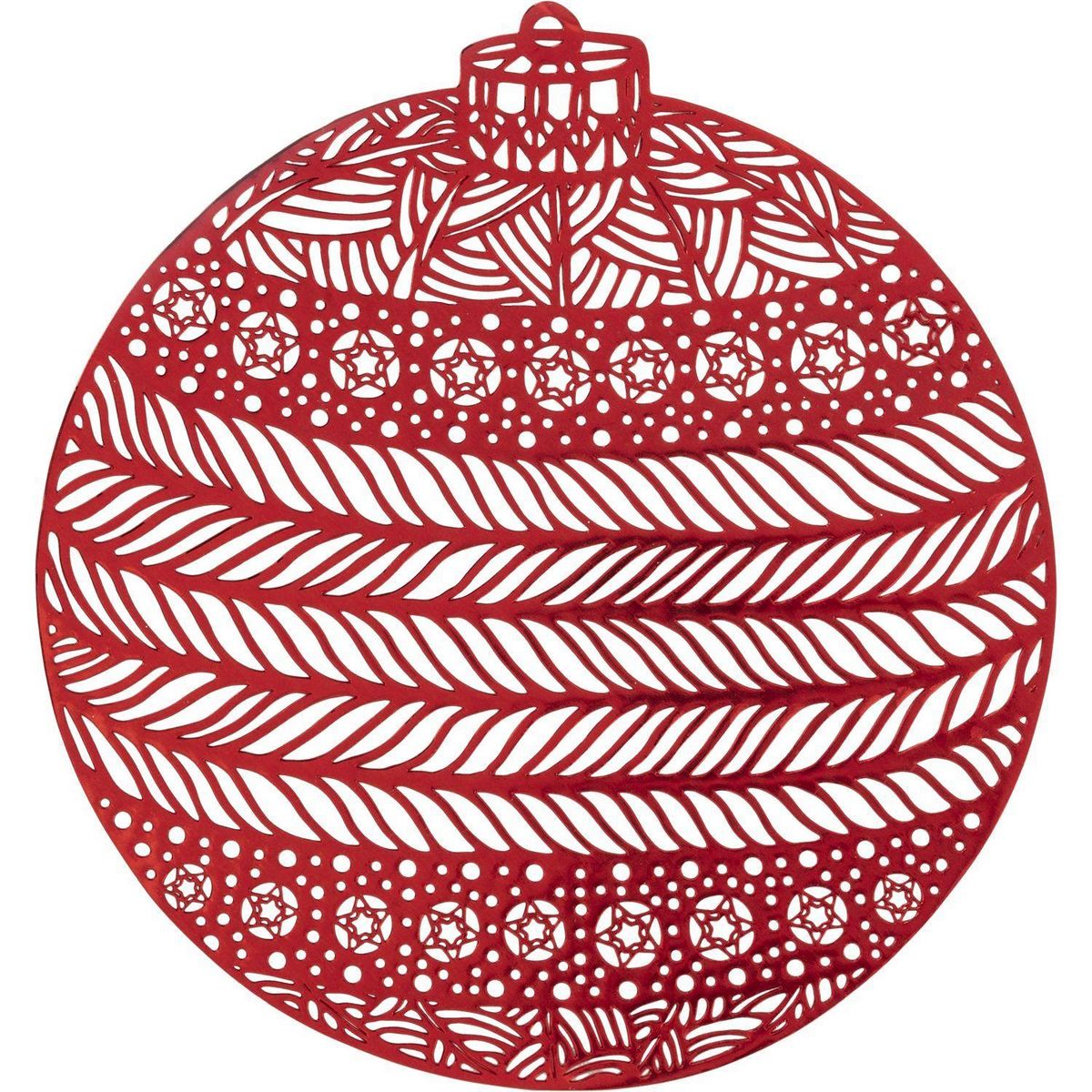 FEERIC LIGHT & CHRISTMAS Lot de 6 sets de table boule de Noël