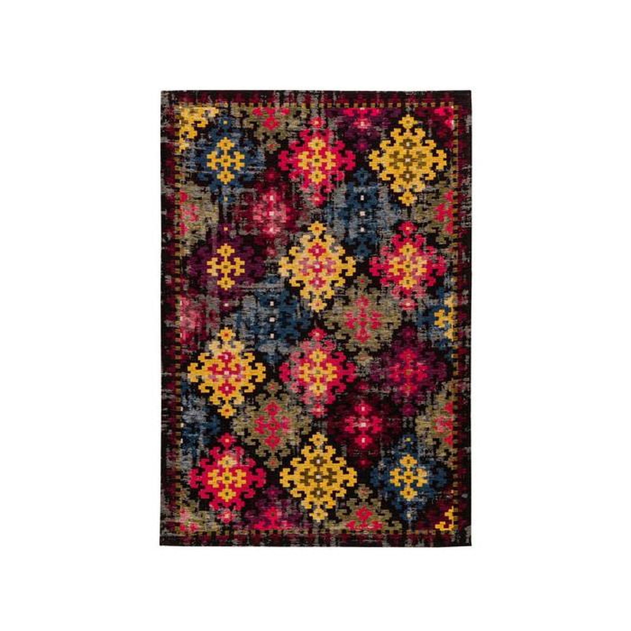 Paris Prix Tapis Tissé Imprimé  Primavera  Multicolore. Coloris disponibles : Multicolore