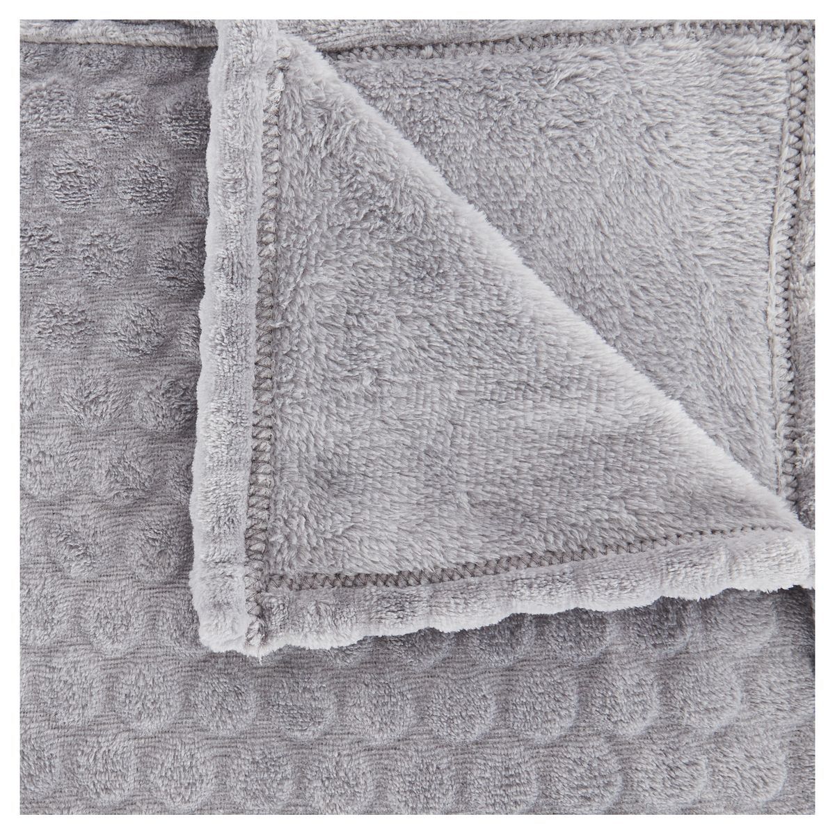 ACTUEL Plaid uni en polyester 240 gsm