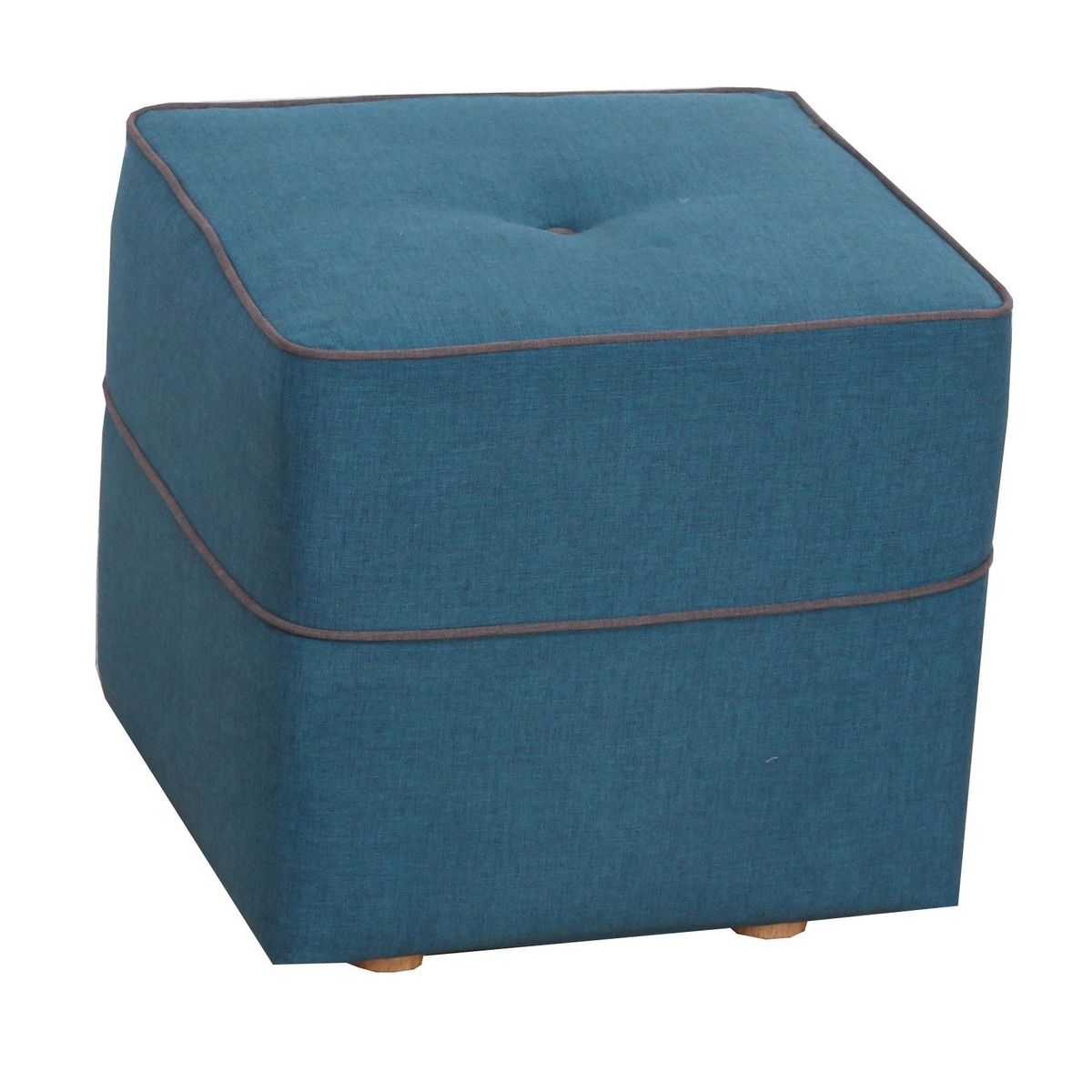 Pouf tissu MUSTANG