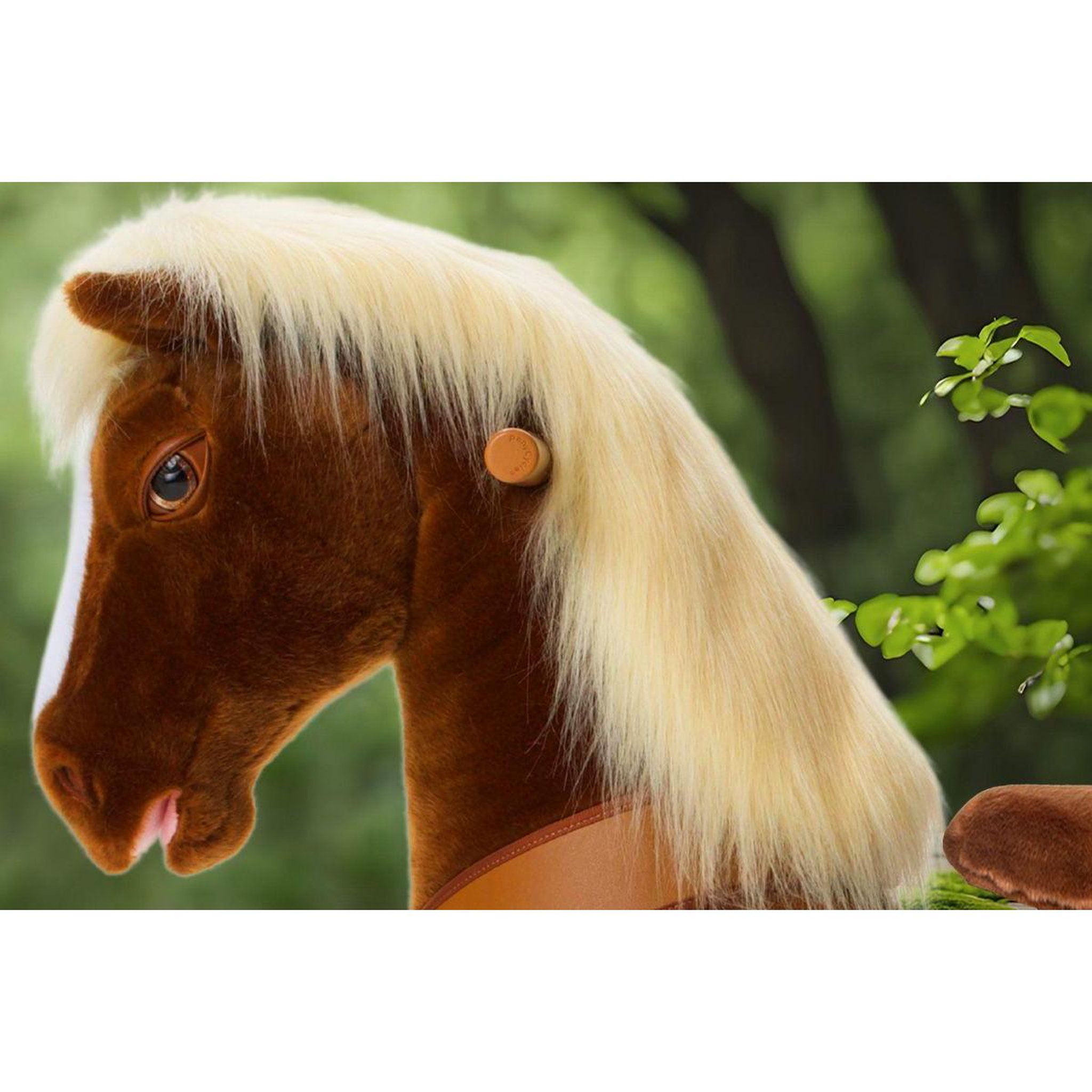 Voir la diapositive 2 : Ponycycle Cheval Porteur Enfant Modele Y - marron-blond