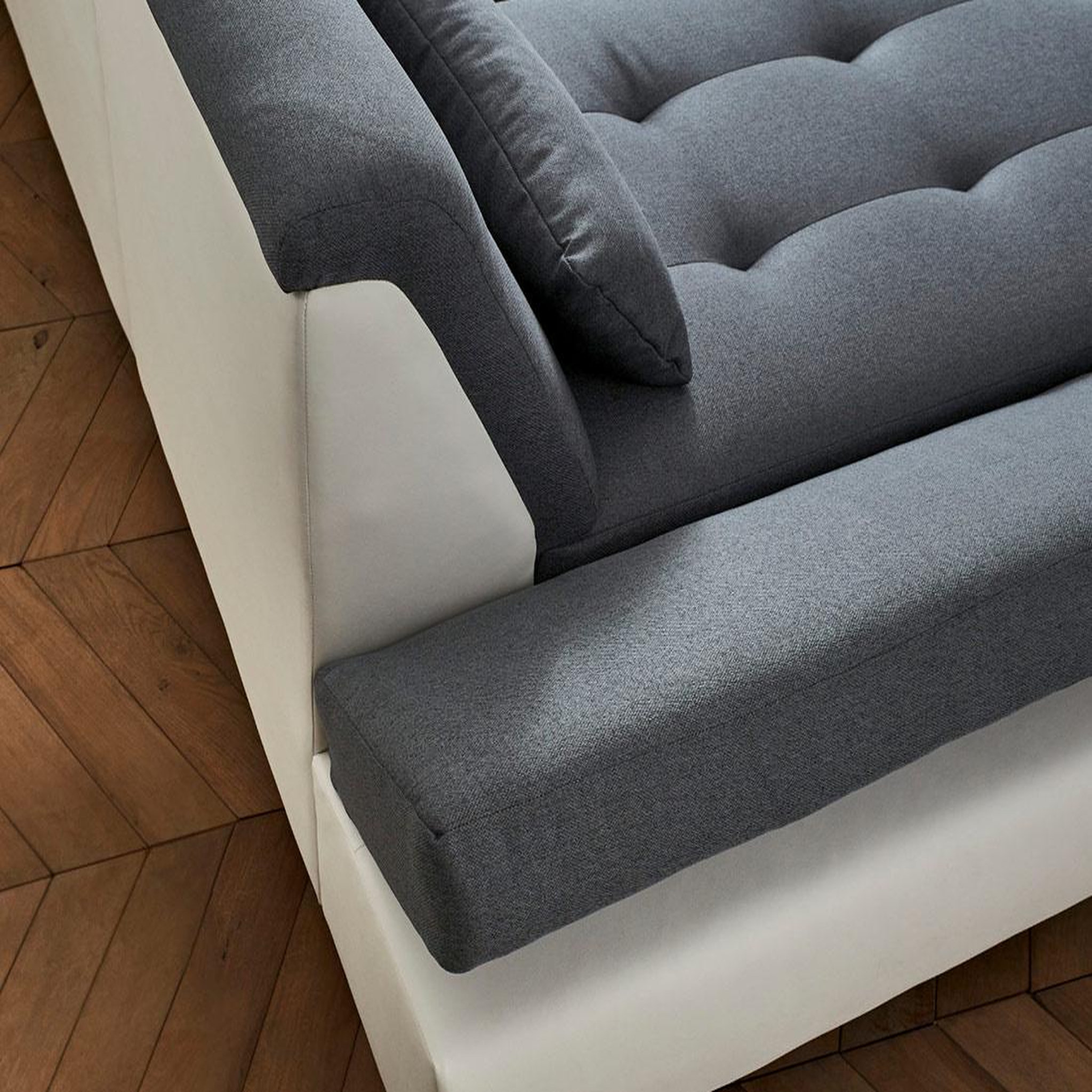 Voir la diapositive 5 : LISA DESIGN Vermont - canapé panoramique d'angle droit - 7 places - xxl