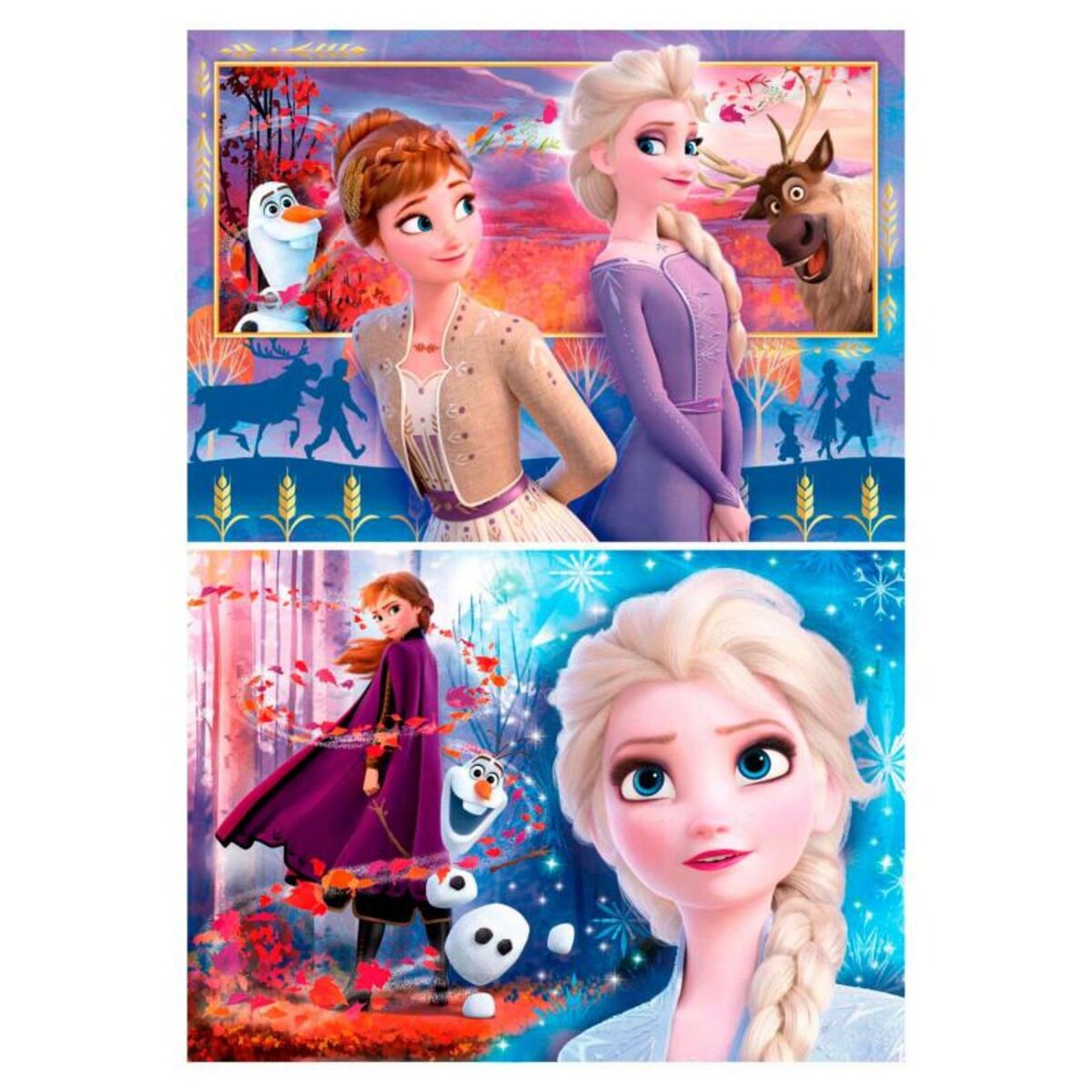 CLEMENTONI Puzzle Clementoni Disney Frozen 2, 2x60 pièces