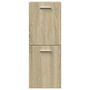 Voir la diapositive 4 : VIDAXL Armoire de salle de bain Chene sonoma 30x30x80 cm Agglomere