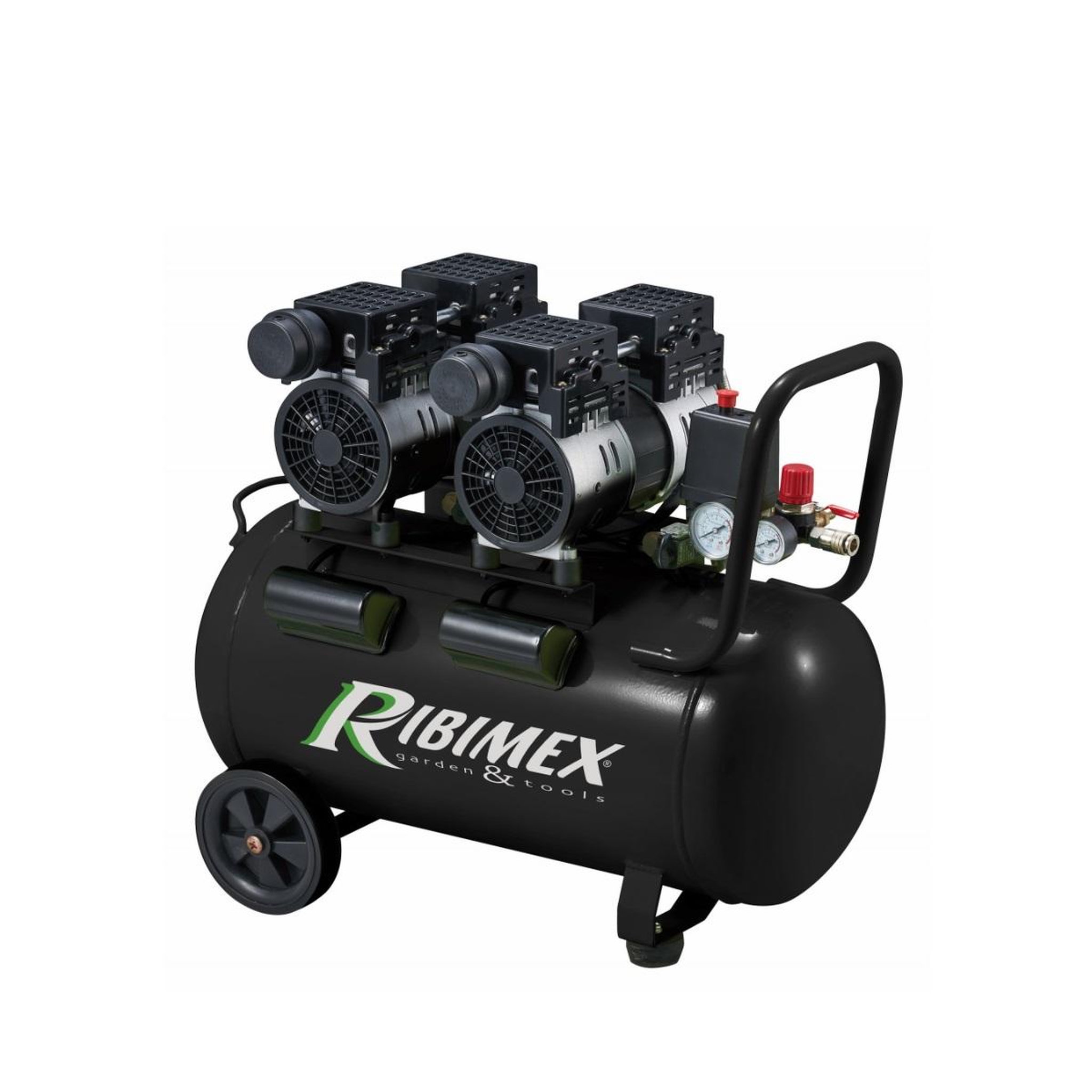 Ribimex Compresseur d'air à batterie 220 -240 v - PRCOMP2/50SILR