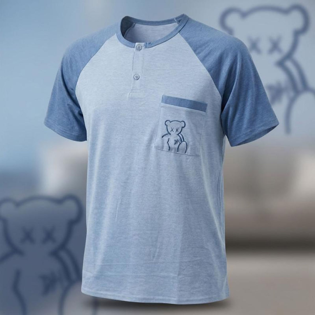 OZABI OZABI Ensemble Pyjama Pyjama Court Homme Coton