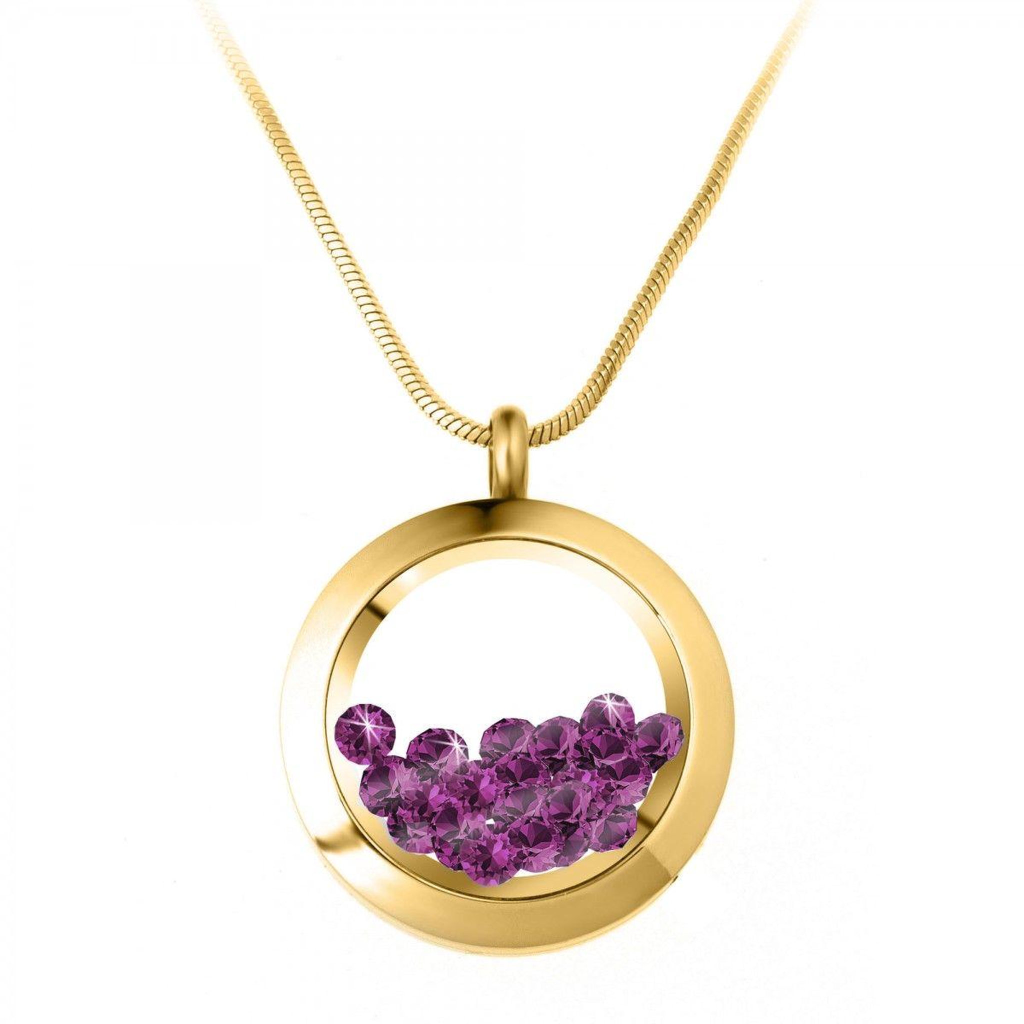 SC BOHEME Collier rond SC Bohème orné de Cristaux scintillants