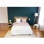 Voir la diapositive 3 : Home collection Parure housse de couette 100% microfibre lavee, sherpa - rose