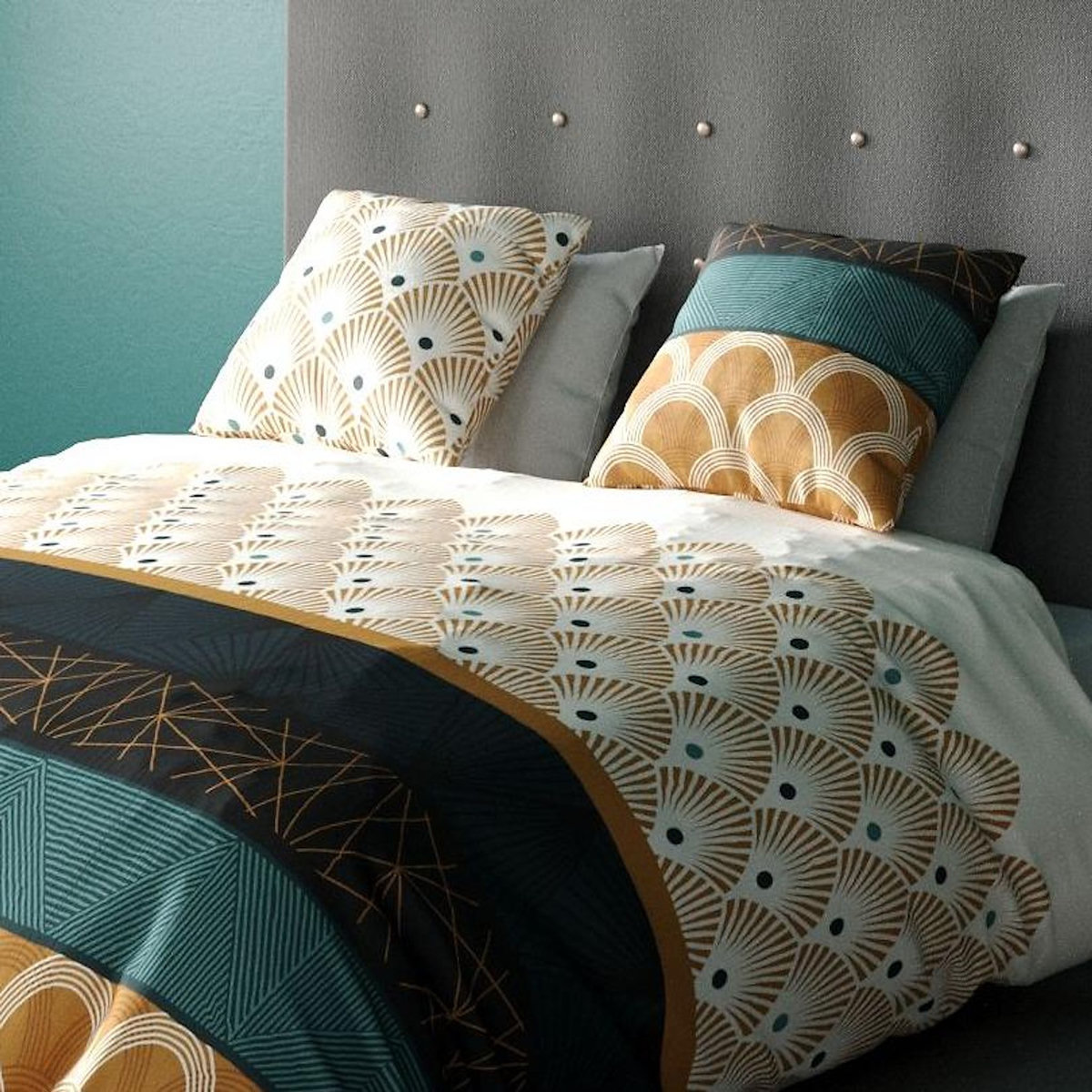 ATELIER DU COTON Parure Housse De Couette 100%coton 57fils Bangui