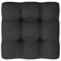 Voir la diapositive 5 : VIDAXL Repose-pieds de jardin avec coussins lot de 2 Bois pin solide