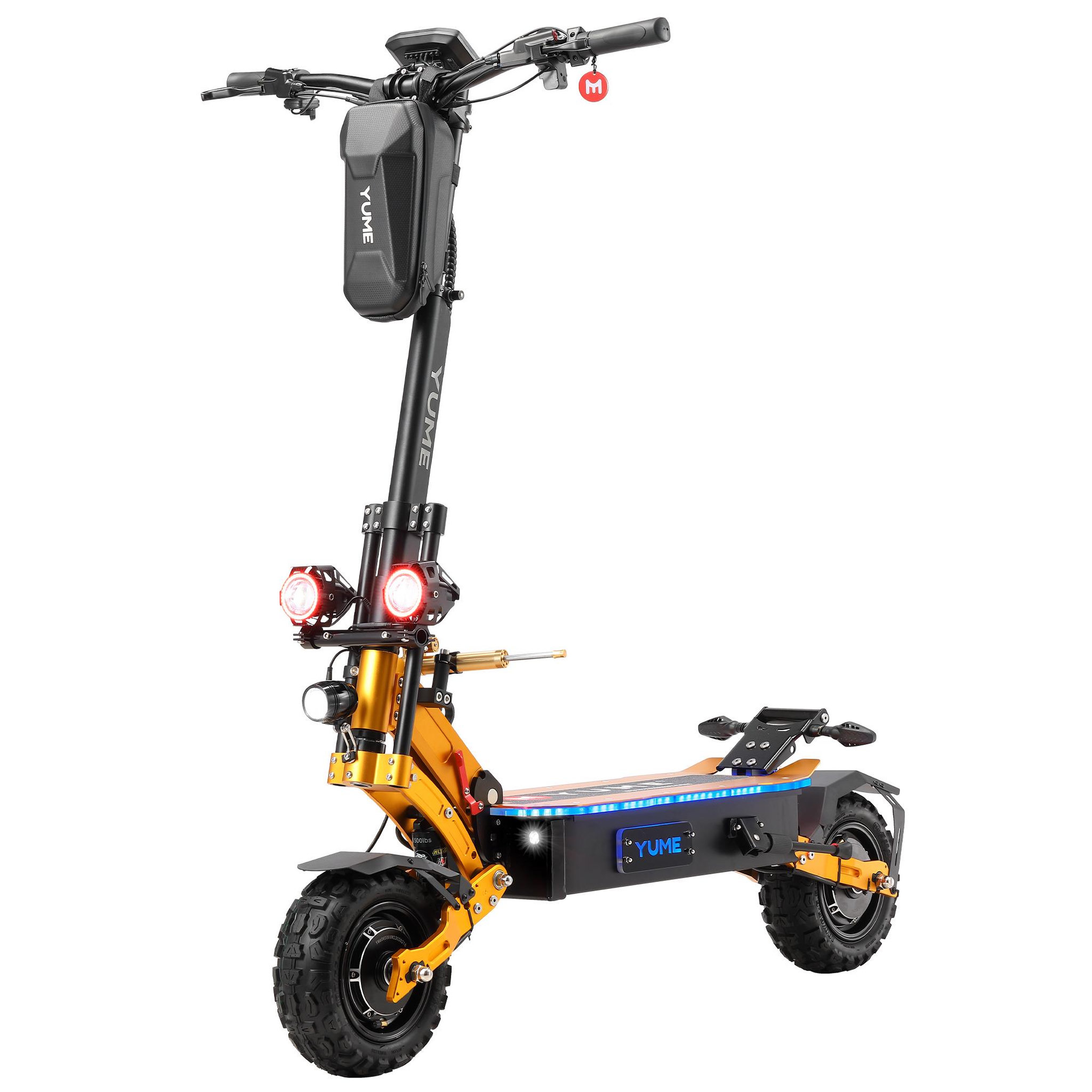 Voir la diapositive 2 : YUME Trottinette électrique yume x11+, batterie 60 v 27 ah, application et nfc, orange