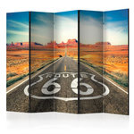 Paris Prix Paravent 5 Volets  Route 66  172x225cm