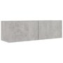 Voir la diapositive 4 : VIDAXL Ensemble de meubles TV 6 pcs Gris beton Bois d'ingenierie
