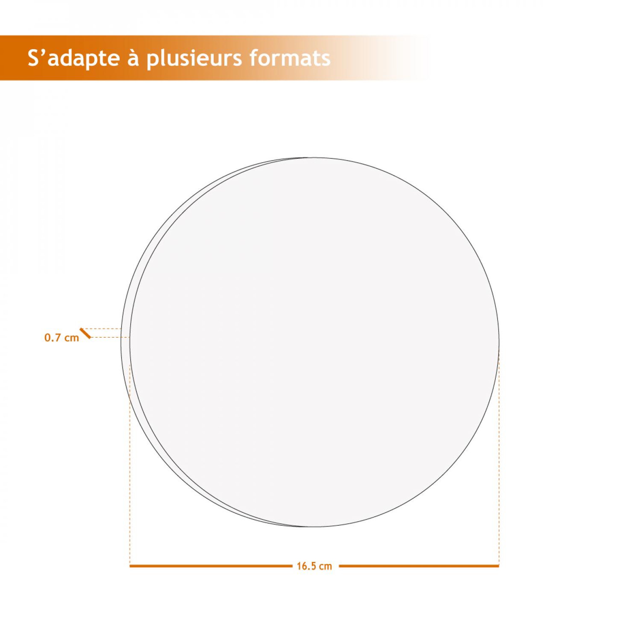 Voir la diapositive 2 : LINXOR Lot de 5 filtres à charbon actif pour composteur, poubelle à compost - Rond