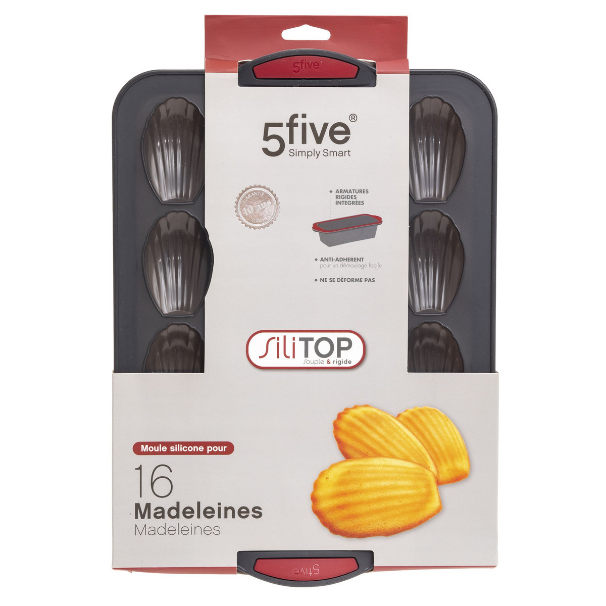Plaque 16 madeleines silicone