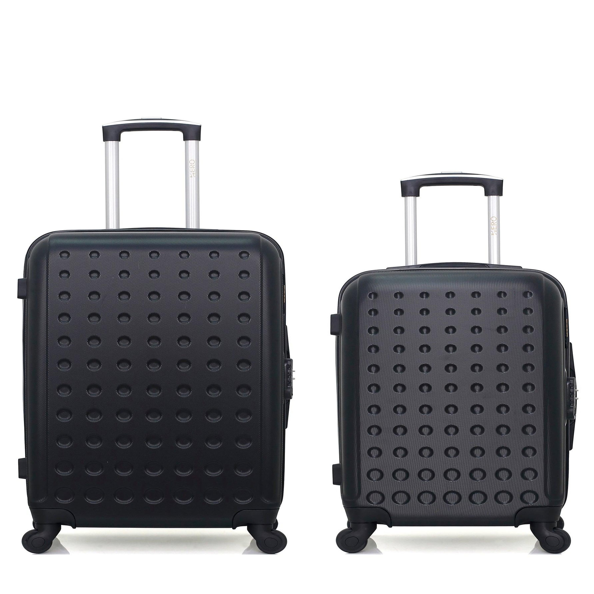HERO Hero - lot de 2 - valise weekend et valise cabine taurus. Coloris disponibles : Beige, Noir, Rose, Gris