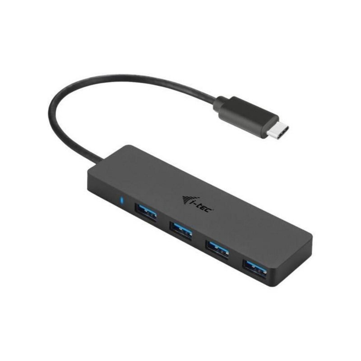 I-TEC USB-C HUB I-TEC avec 4 Ports USB 3.0 avec Cable Integre 20cm