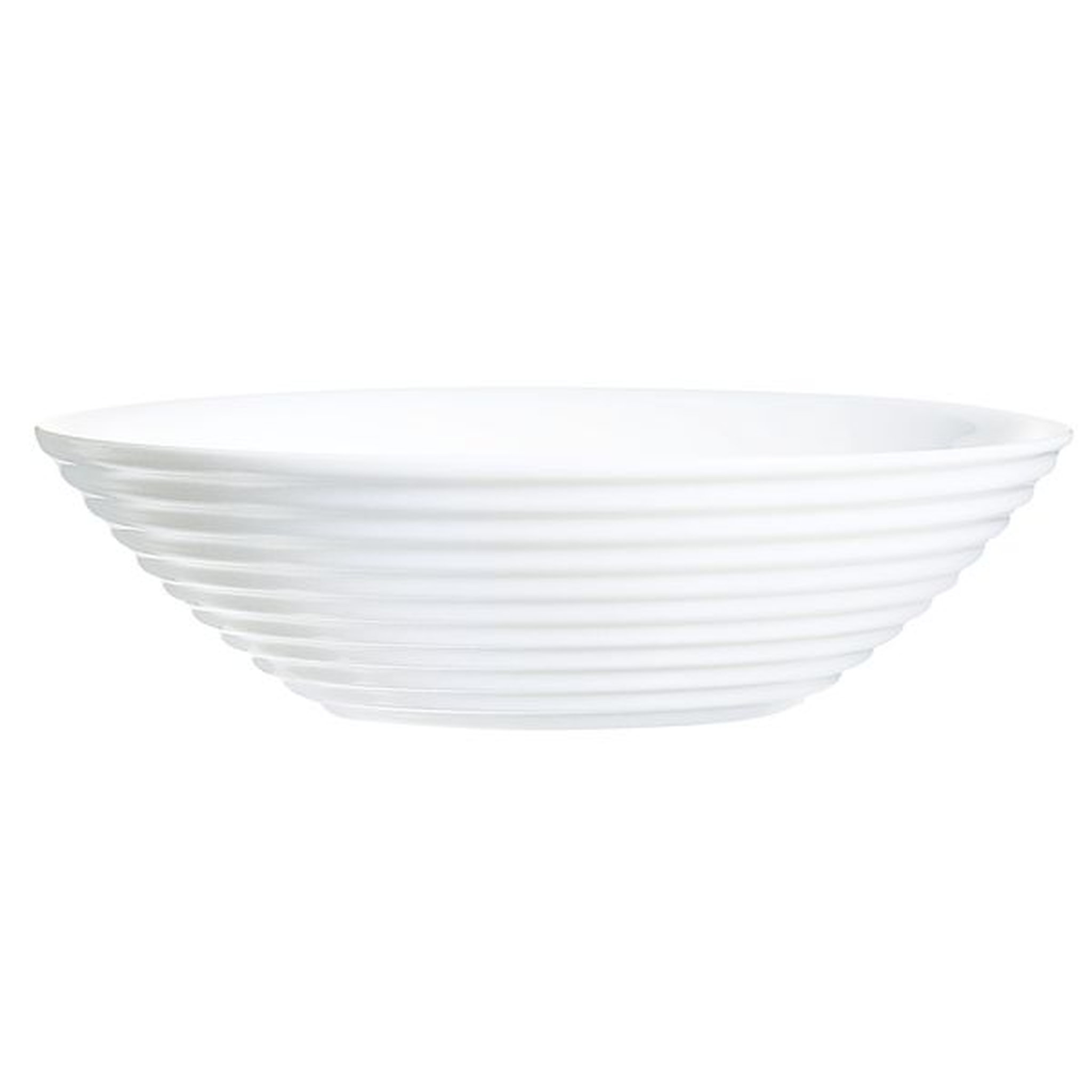 Voir la diapositive 4 : LUMINARC Service d'assiettes 18 pièces en verre HARENA Noir et Blanc