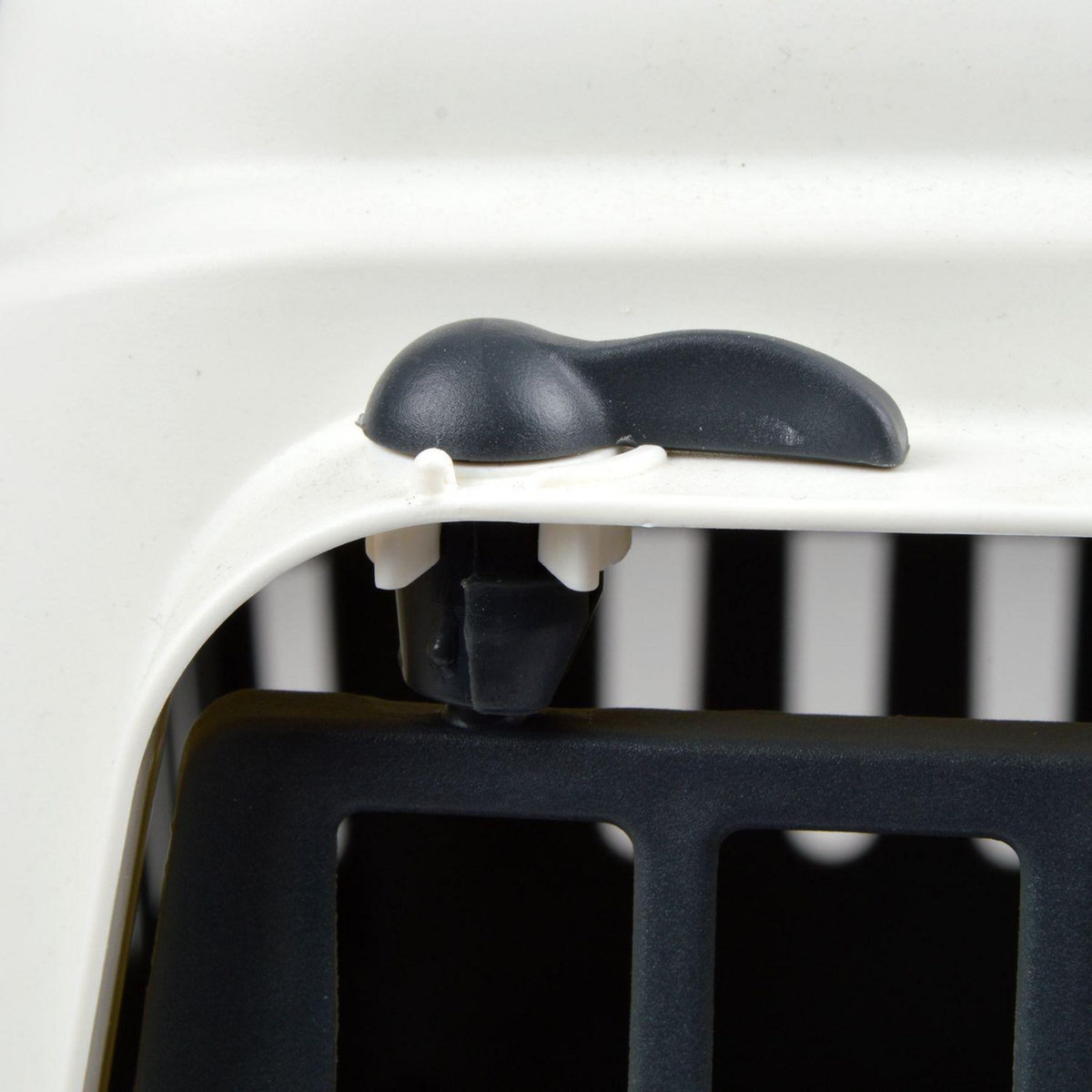 LOVE STORY Cage de transport CHEESTER - Blanc et gris anthracite