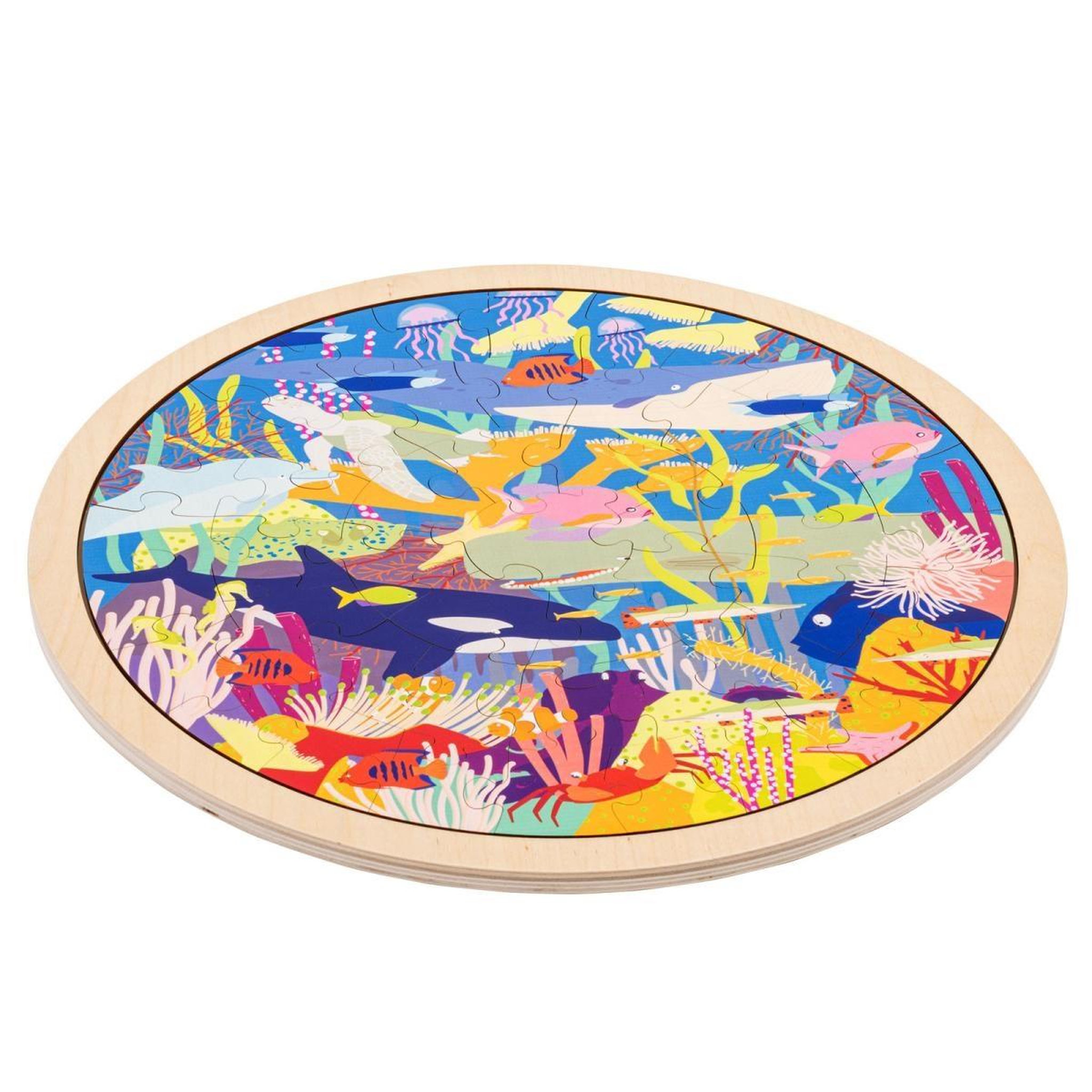 Voir la diapositive 2 : EDUCO Habitats - mer — 49 pièces de puzzle