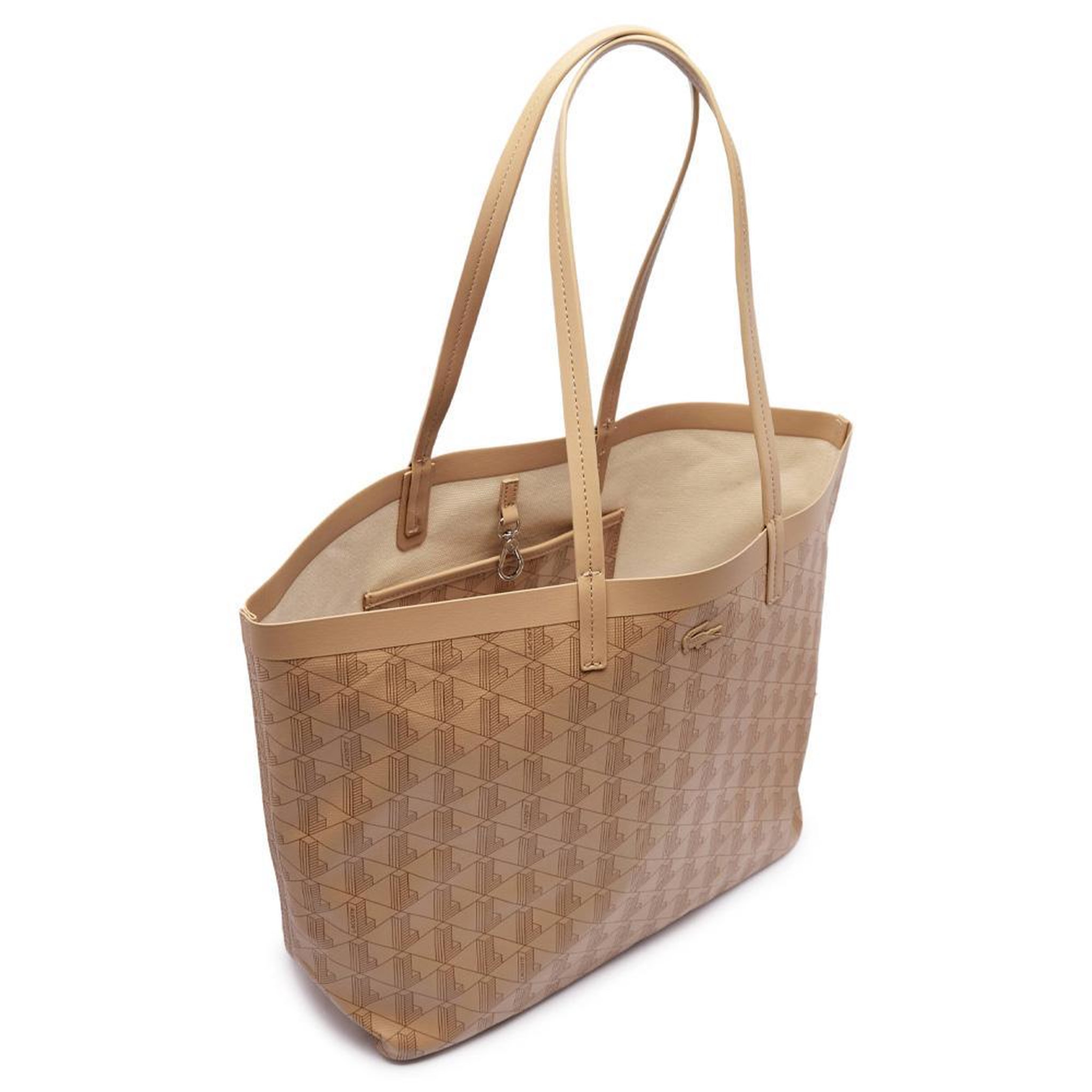 Voir la diapositive 4 : Lacoste Sac cabas beige femme lacoste zely