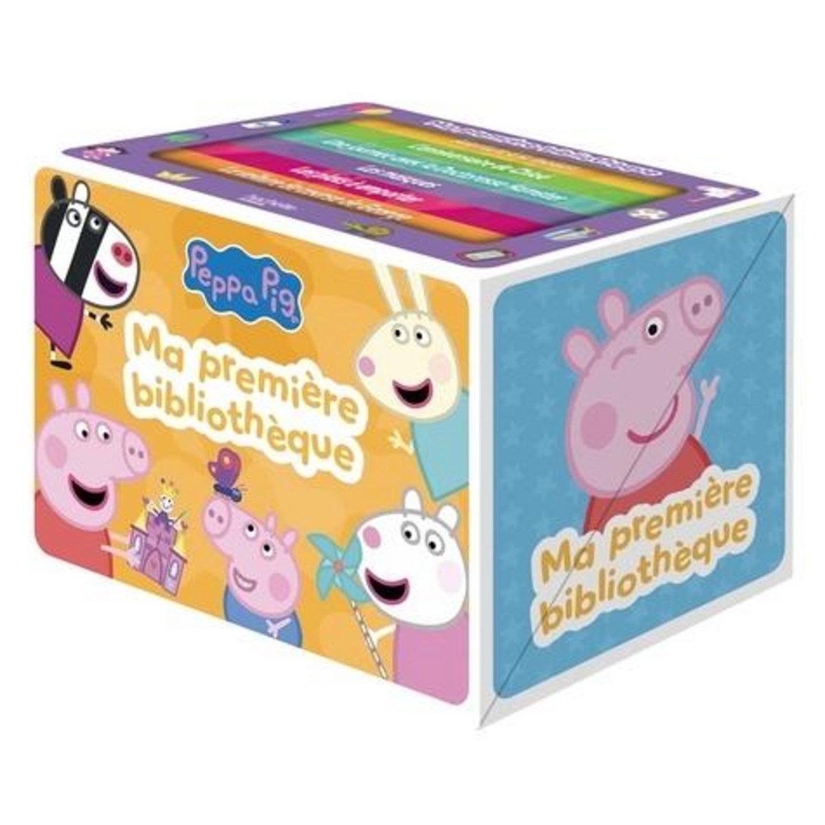 MA PREMIERE BIBLIOTHEQUE PEPPA PIG. COFFRET EN 6 VOLUMES : AVENTURES A LA MAISON ; L'ANNIVERSAIRE DE CHLOE ; UNE JOURNEE AVEC LA DOCTORESSE HAMSTER ; LES MASQUES ; LES PLATS A EMPORTER ; LA VOITURE DE COURSE DE GEORGE, Baker Mark