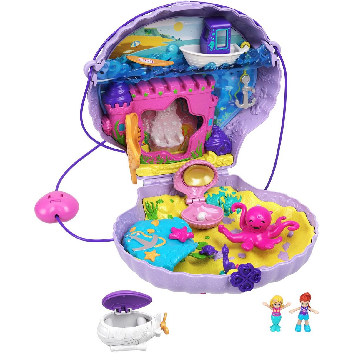 MATTEL Le Coquillage Enchanté Mini-Poupée Polly Pocket