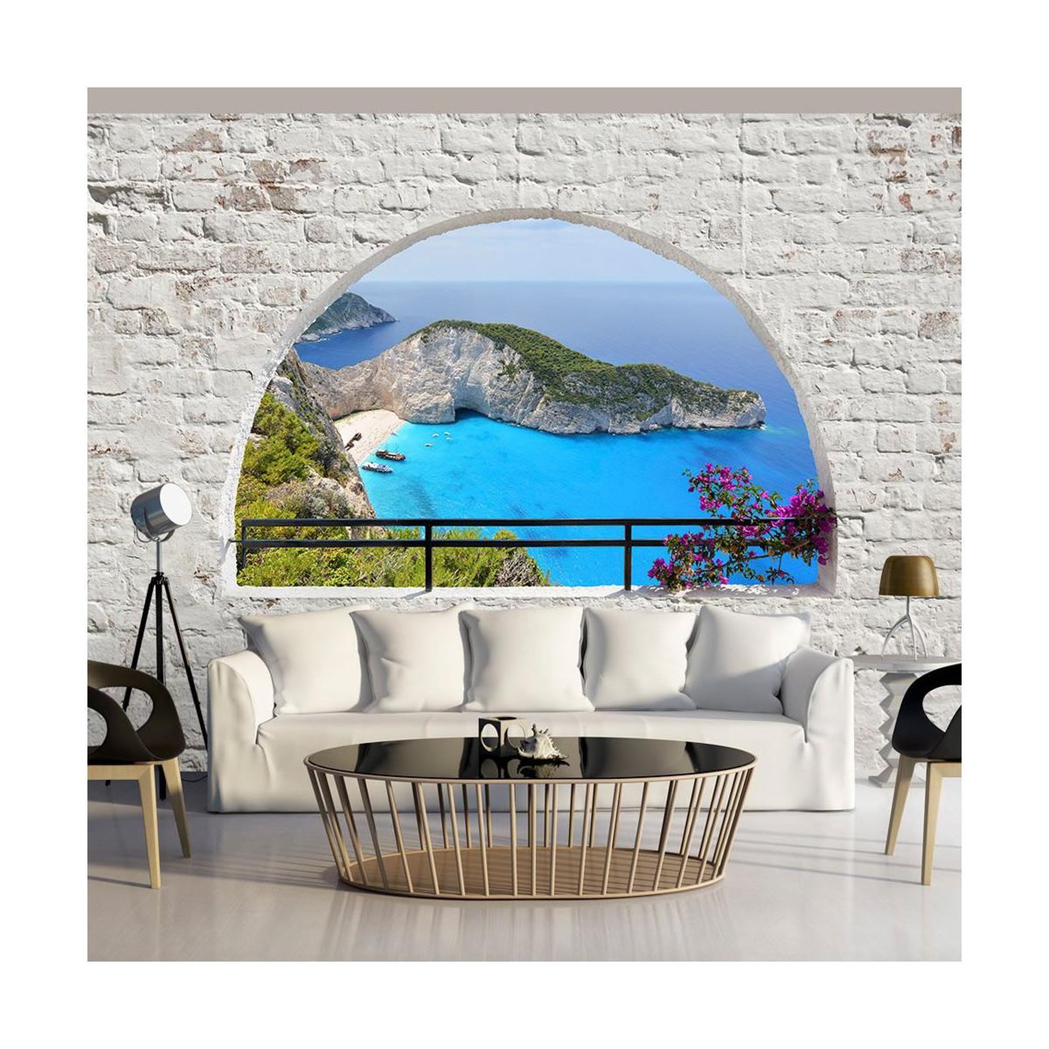 Paris Prix Papier peint xxl  window of fantasy  280x500cm