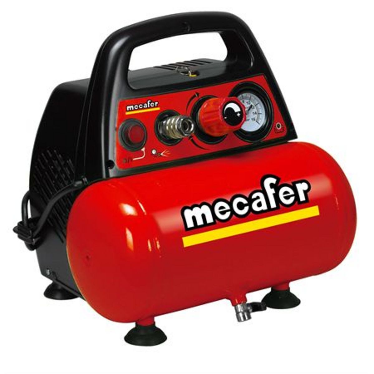 MECAFER Compresseur New Vento 6L - 1.5CV - 8bars sans huile