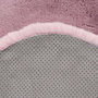Voir la diapositive 4 : Paris Prix Tapis Uni Doux Poils Longs  Rabbit  60x90cm Rose