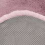 Voir la diapositive 4 : Paris Prix Tapis Uni Doux Poils Longs  Rabbit  60x90cm Rose