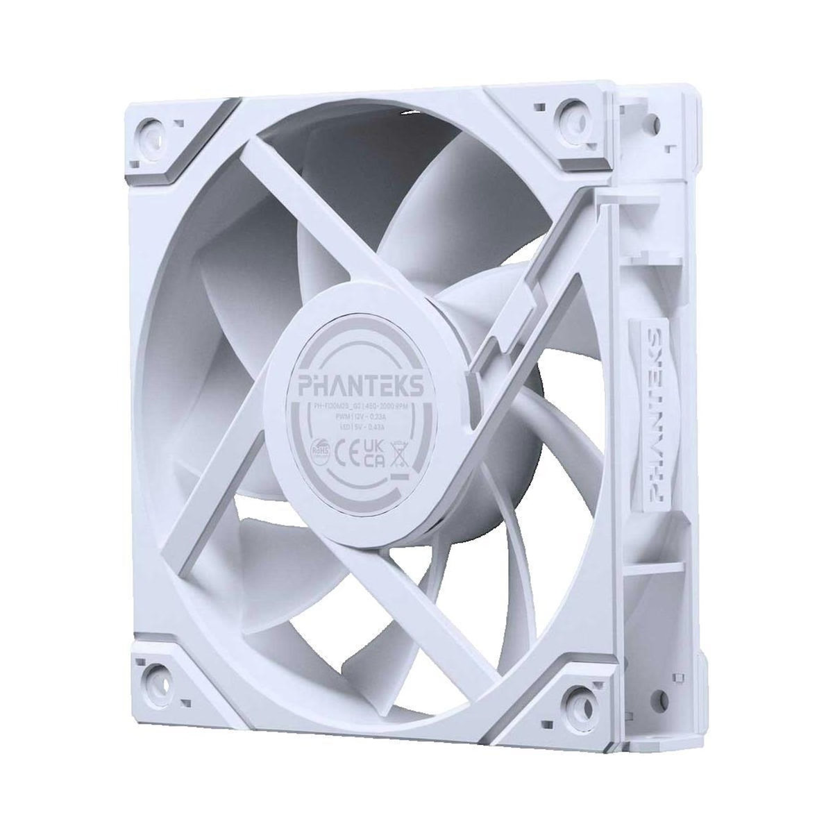 Phanteks Ventilateur Phanteks M25 Gen2 D-RGB blanc