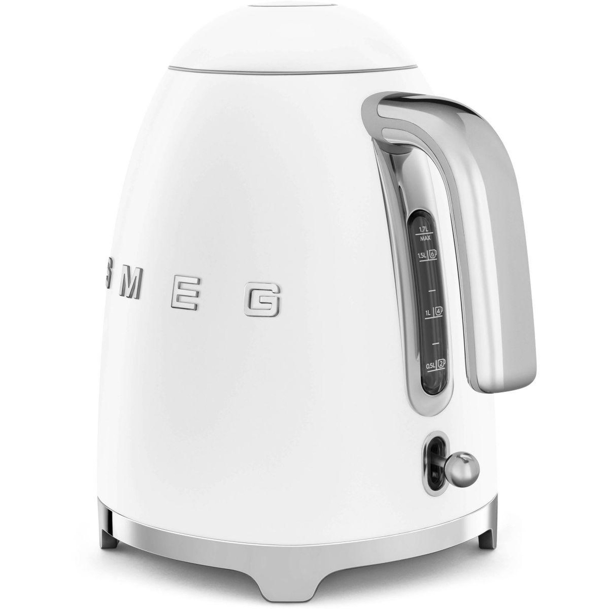 Voir la diapositive 2 : SMEG Bouilloire klf03whmeu blanc mat