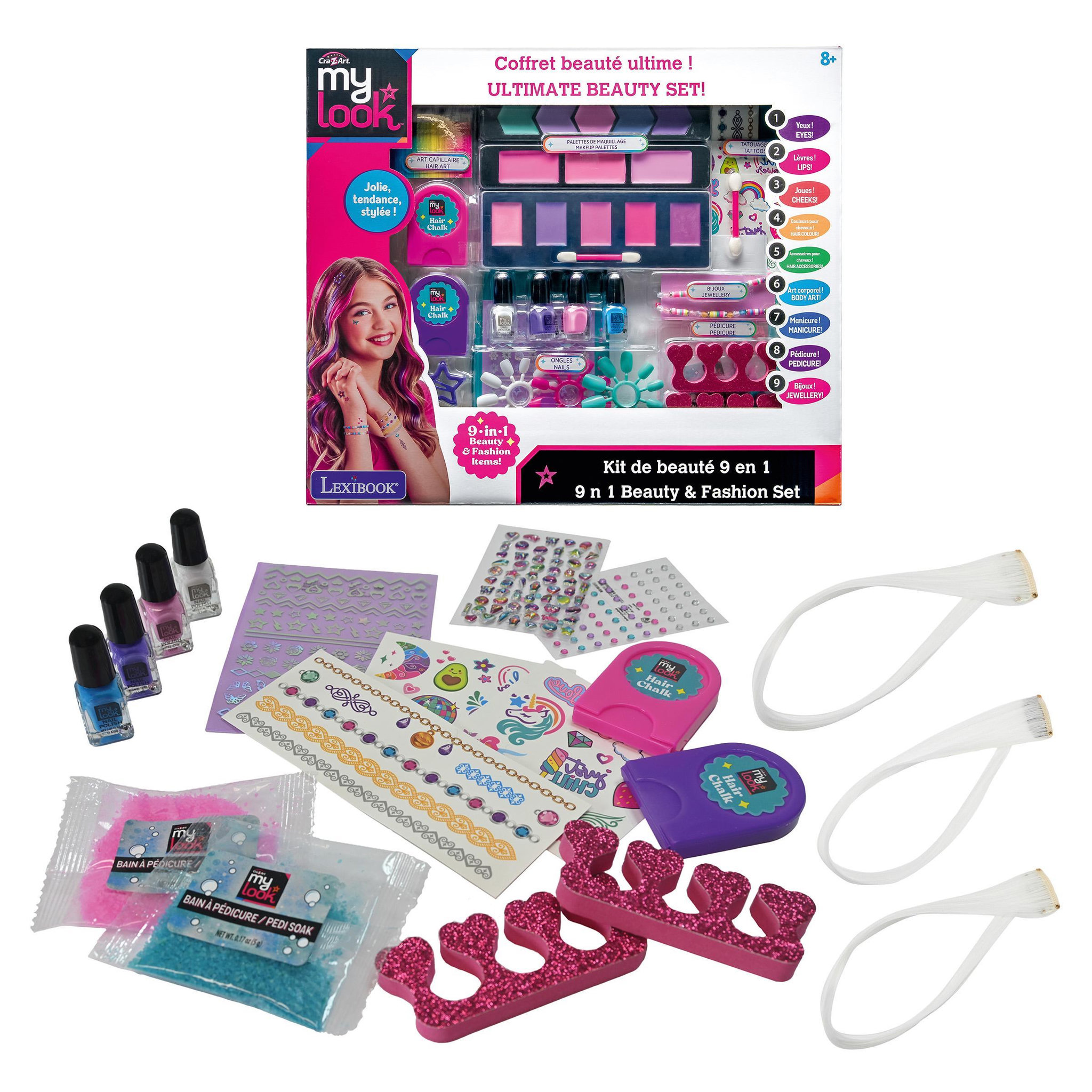 Lexibook Kit de beauté 9 en 1