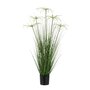 Voir la diapositive 1 : Paris Prix Plante Artificielle  Cyperus Alternifolius 5 Têtes  100cm Vert