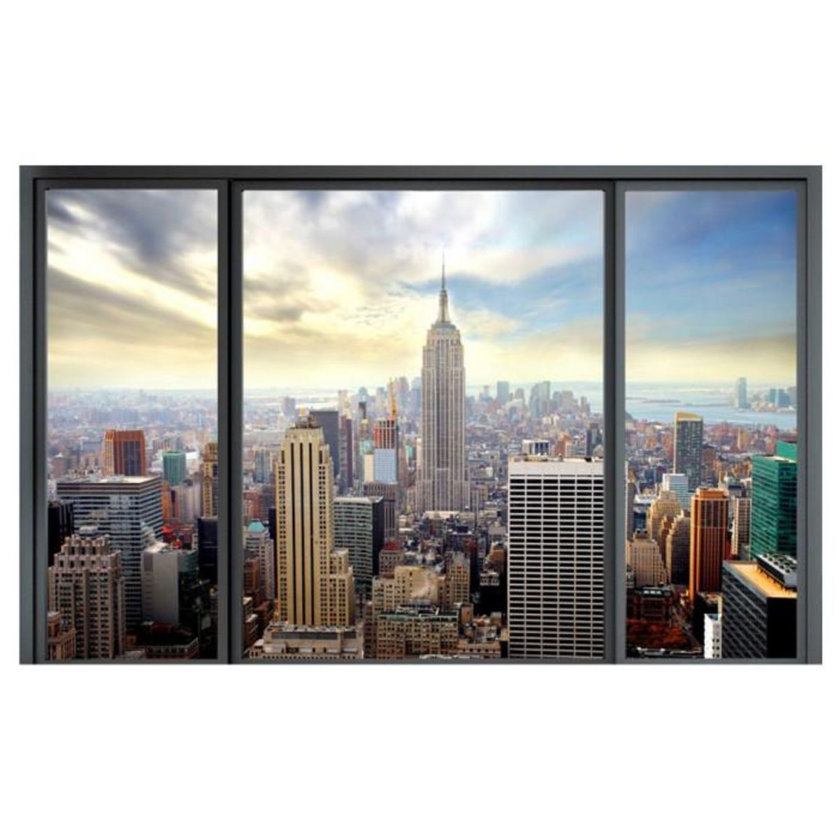 Paris Prix Papier Peint  Ville Derrière Vitre