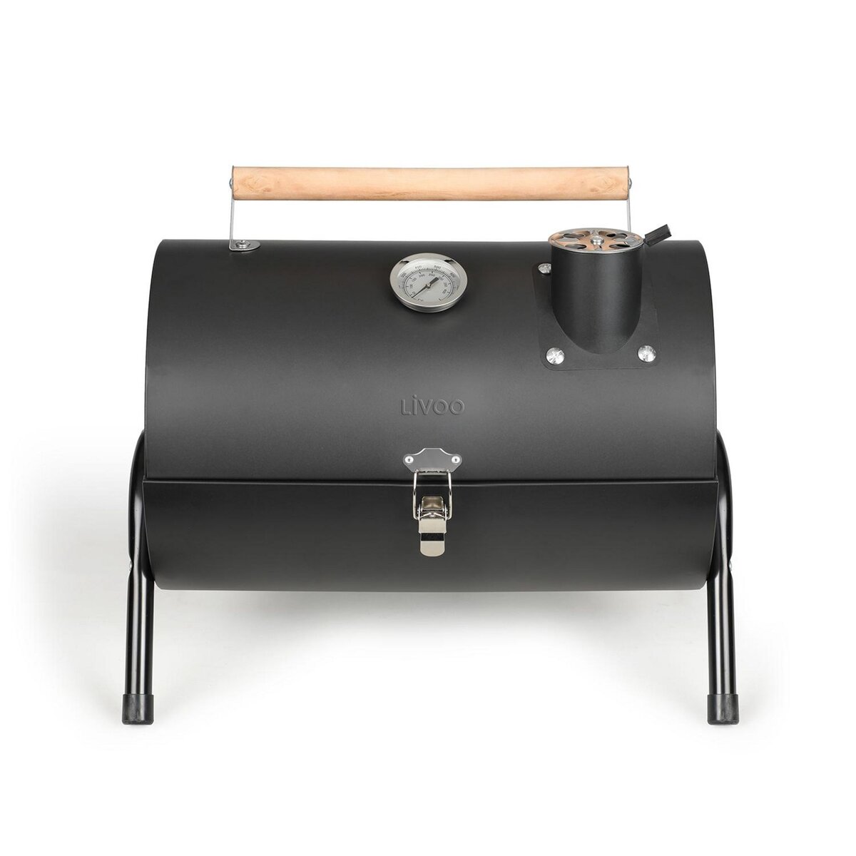 LIVOO Barbecue fumoir portable 33.5x22cm noir - doc269