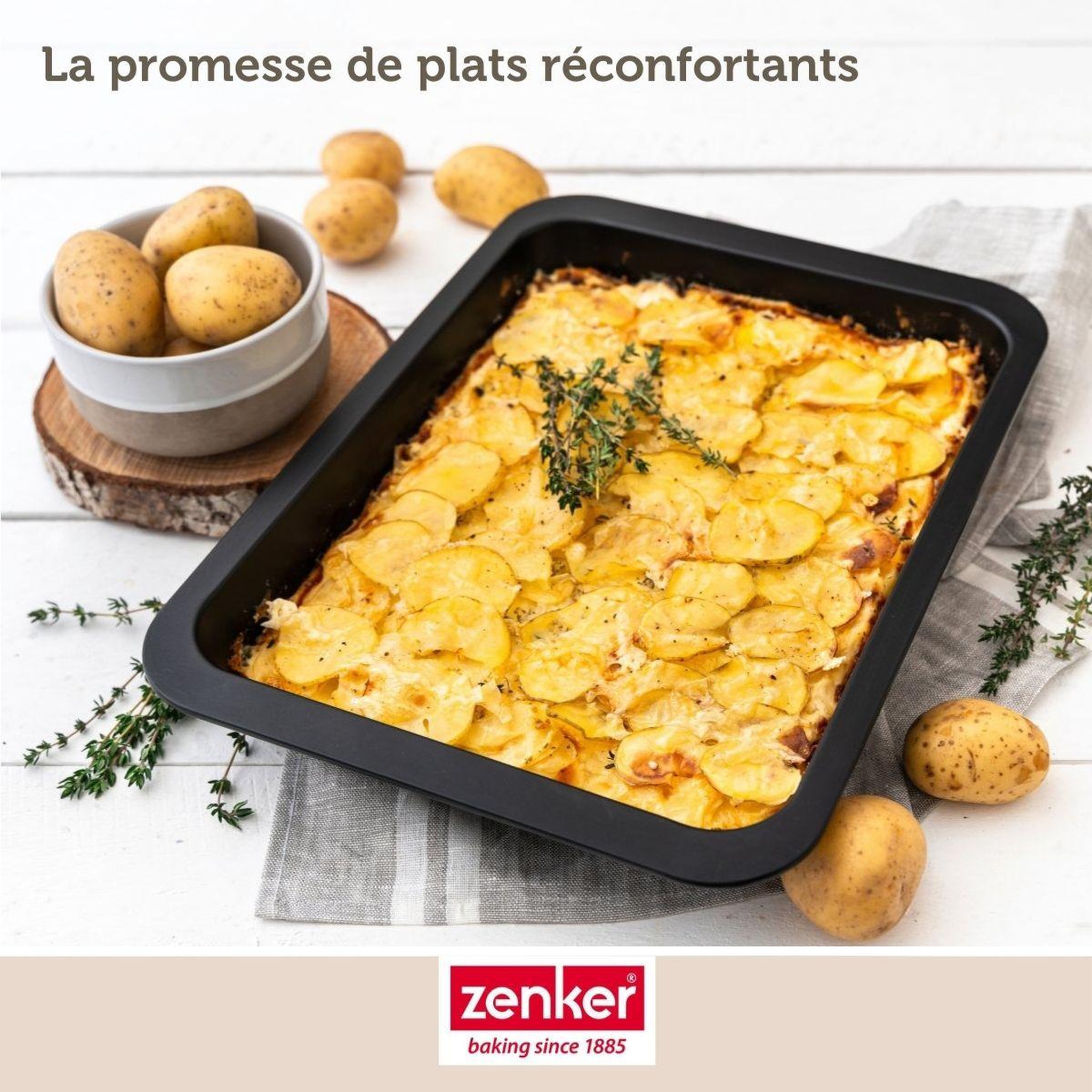 Voir la diapositive 2 : ZENKER Plat à four xxl 40 x 29 x 6 cm zenker special cooking