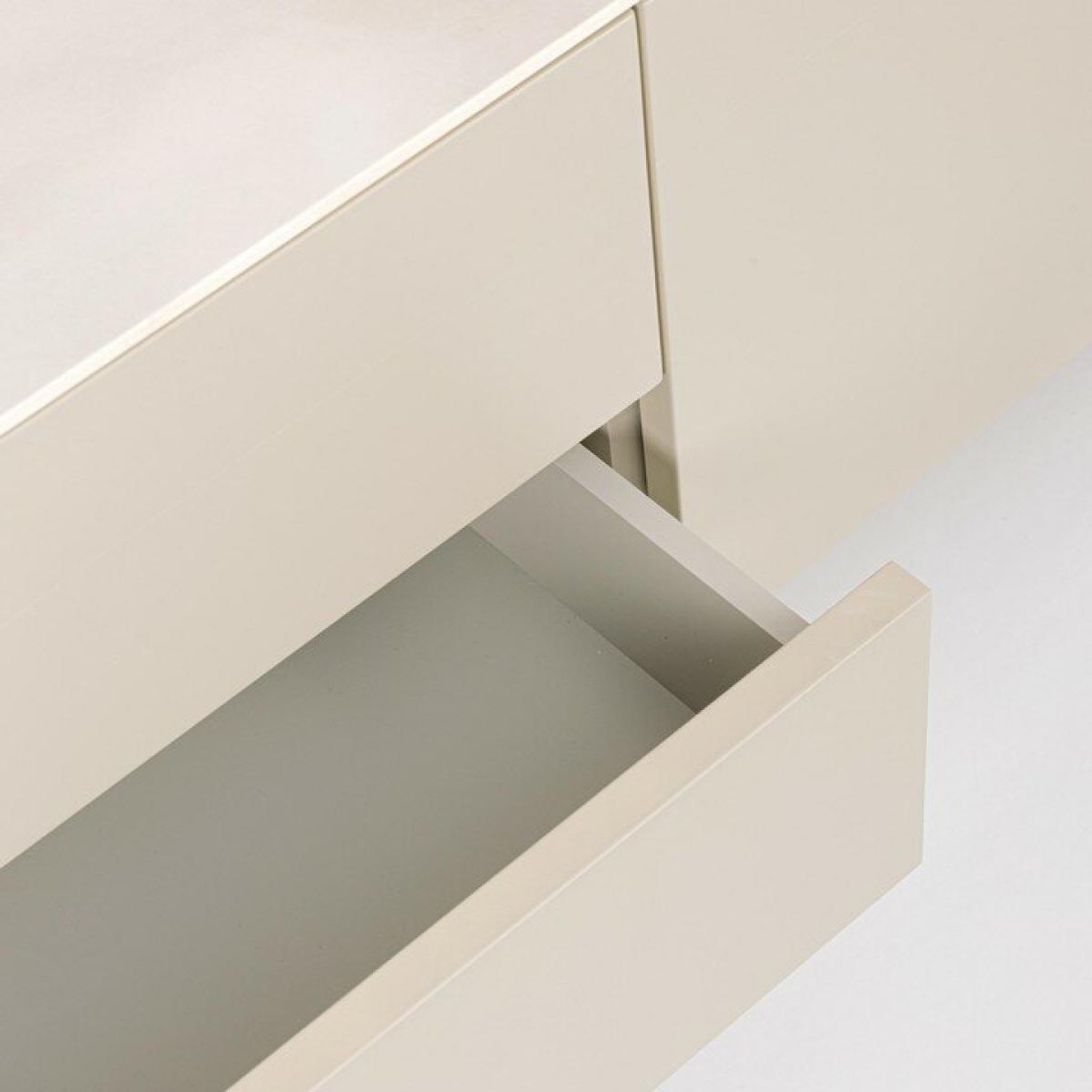 Voir la diapositive 5 : JLC KREATION Meuble tv beige céramique 2 portes 2 tiroirs 200 cm sidra