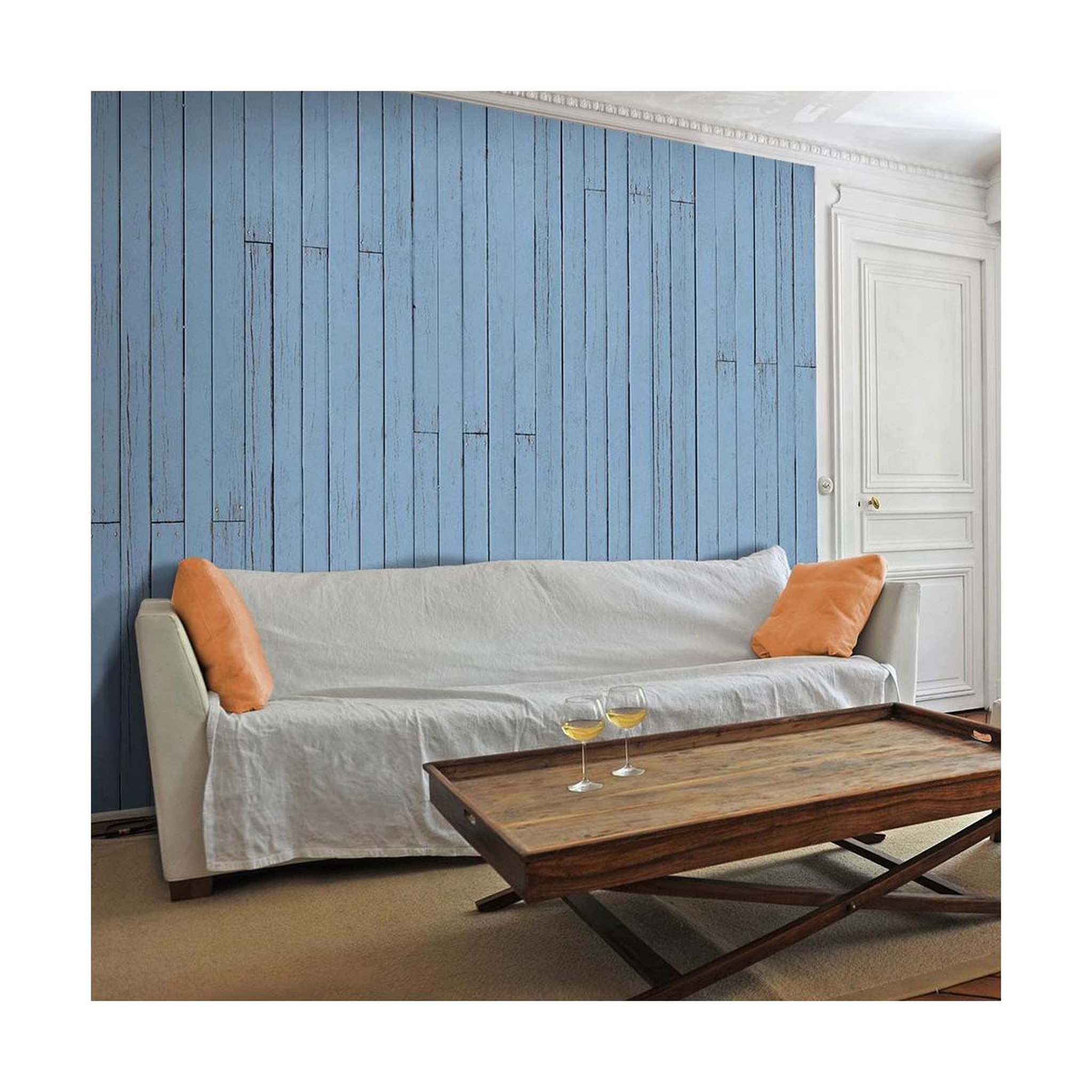 Paris Prix Papier peint  lapis lazuli  50x1000cm