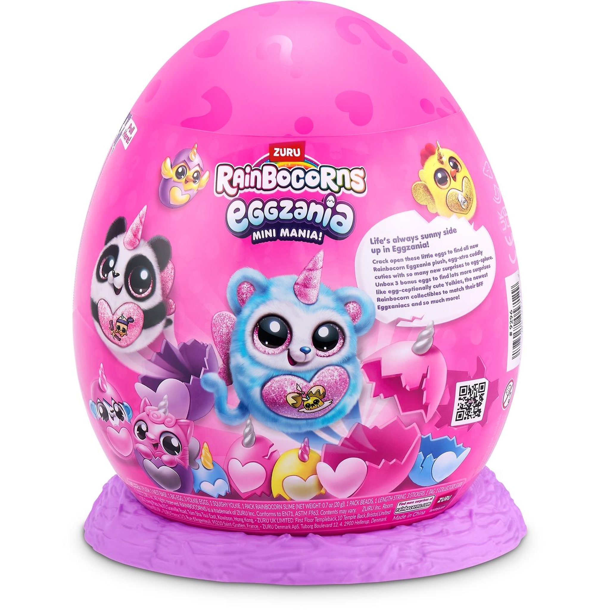 Voir la diapositive 3 : ZURU Rainbocorns Eggzania Mini Mania