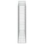 Voir la diapositive 4 : VIDAXL Panier de gabions arque 200x30x140/160 cm Fer galvanise