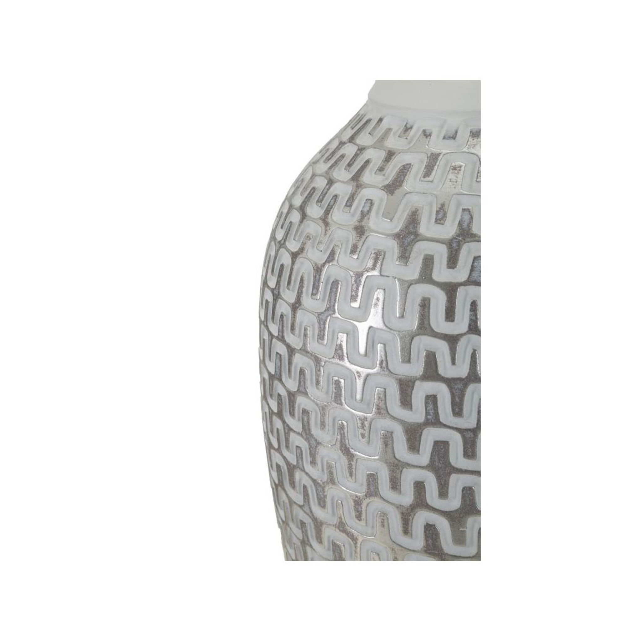 Voir la diapositive 3 : Paris Prix Lampe à poser en résine  wave  65cm blanc