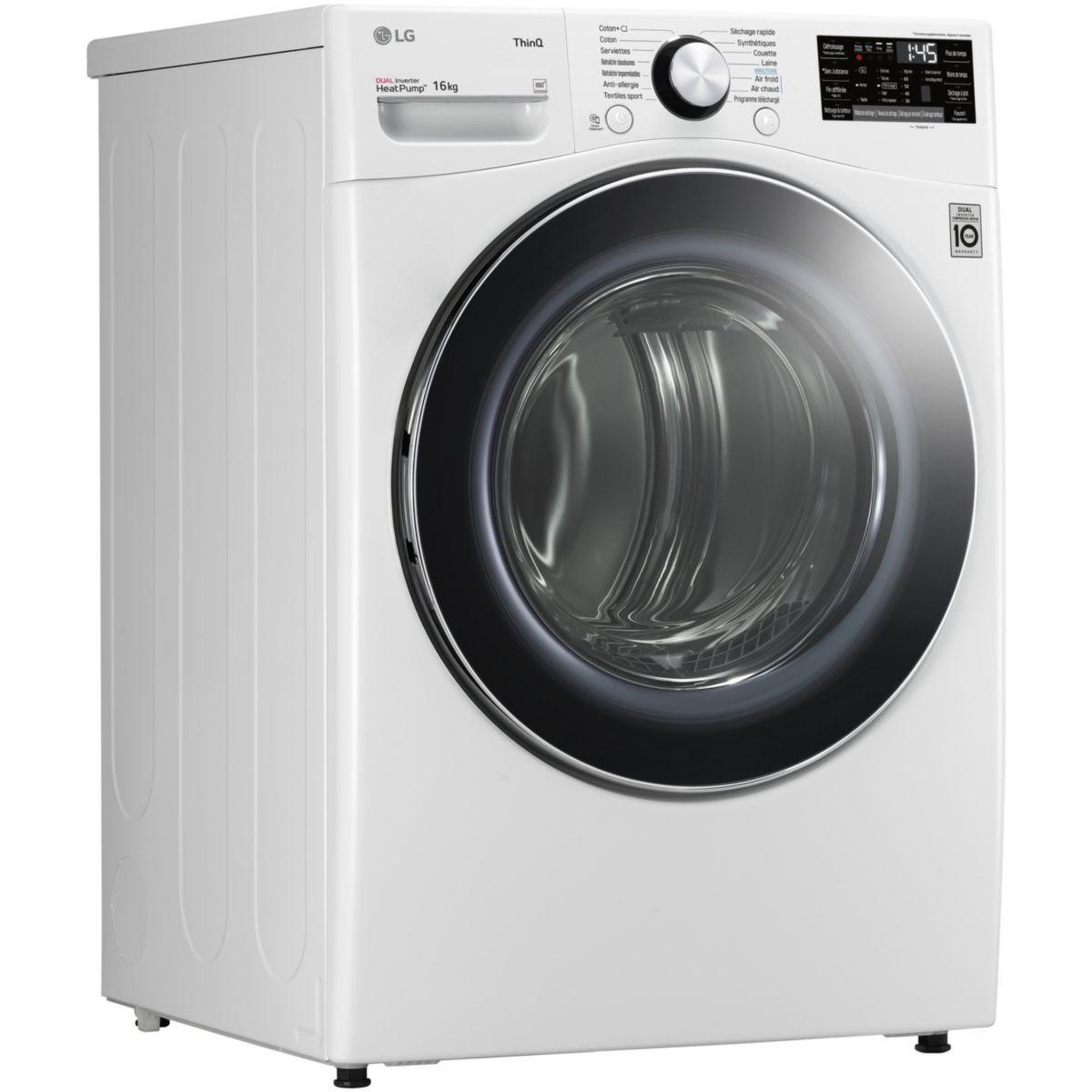 Voir la diapositive 2 : LG Sèche linge pompe à chaleur RH6P12WH