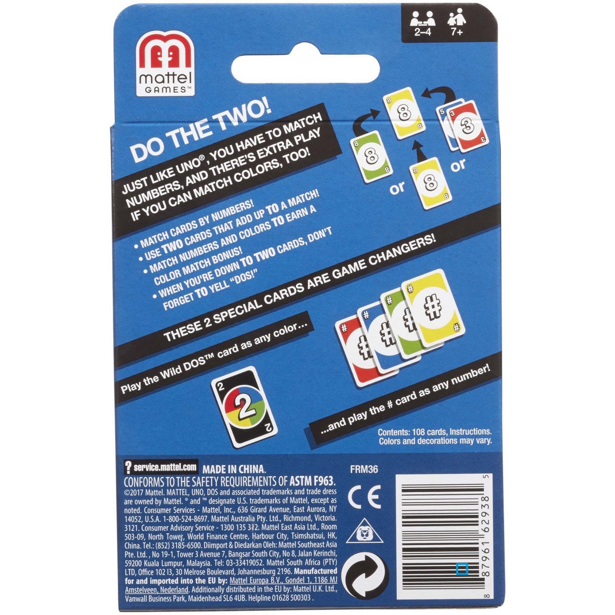 MATTEL Mattel Games - DOS - Jeu de Cartes Famille 