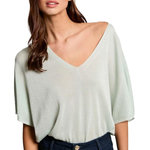 MORGAN T Shirt  Femme Morgan MDIX. Coloris disponibles : Vert