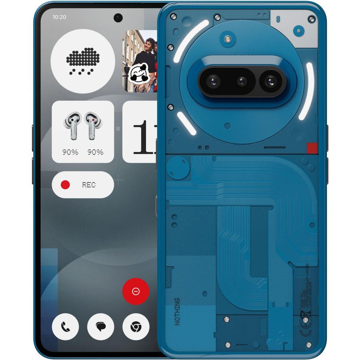 NOTHING Smartphone Phone (3a) Bleu Edition Limitée 256Go 5G