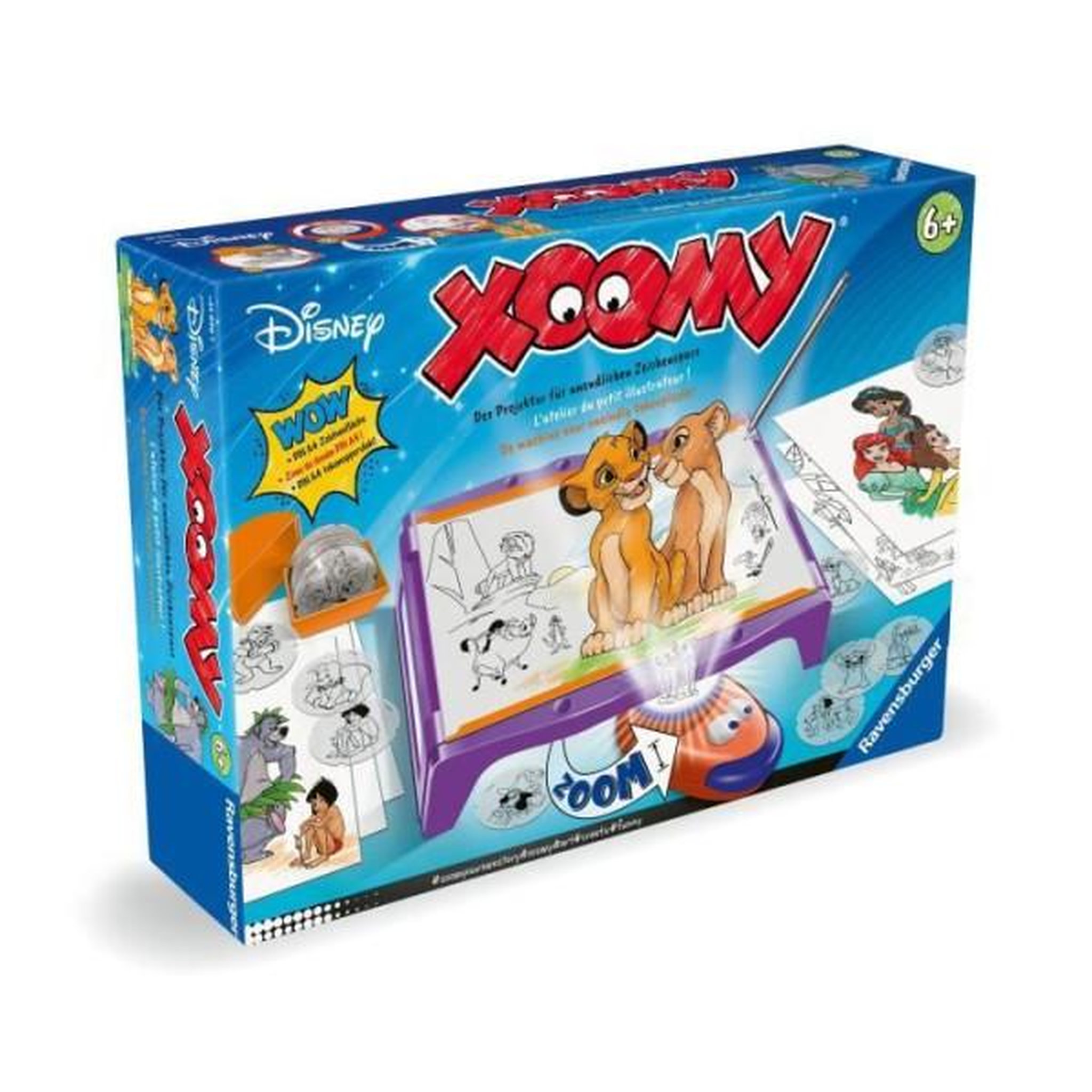 Voir la diapositive 6 : RAVENSBURGER Xoomy maxi disney, table a dessiner, dessin, mixte, activité créative, des 6 ans, 23946, ravensburger