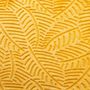 Voir la diapositive 2 : ATMOSPHERA Plaid uni ultra doux en polyester motifs feuilles effet 3D