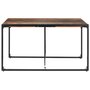 Voir la diapositive 3 : VIDAXL Table a manger 140x140x75 cm Bois de recuperation massif